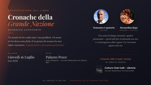 Cronache della grande nazione [Presentazione libro Domenico Capotorto]