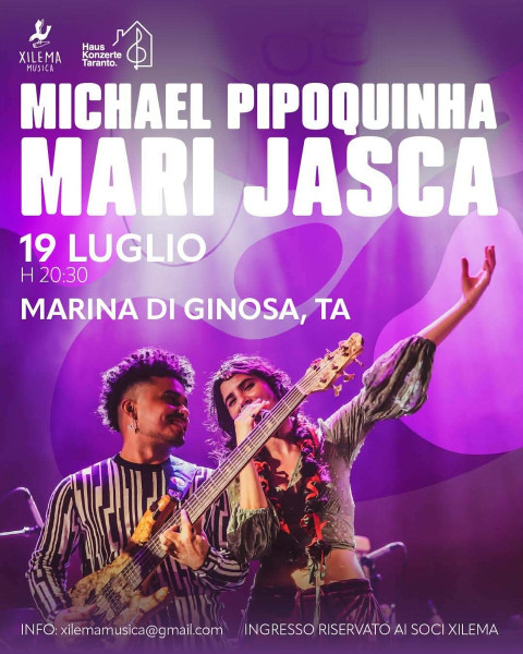 Mari Jasca e Michael Pipoquinha in concerto