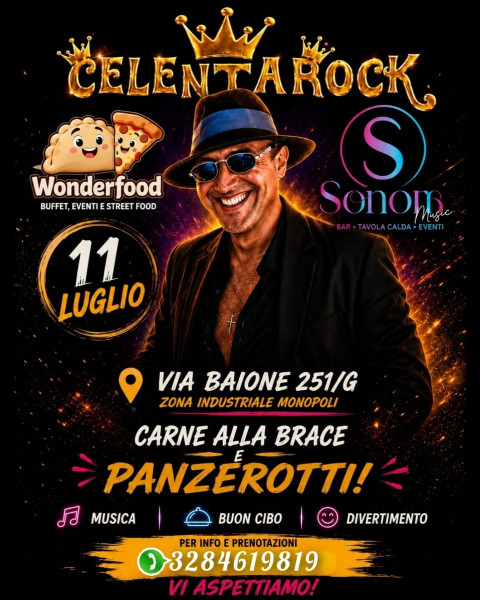 Celentarock - Tributo ad Adriano Celentano live at Sonora Club