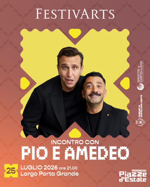 Festivarts, dialogo con Pio e Amedeo