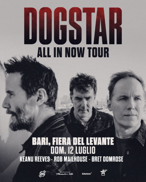 DOGSTAR a Bari!  La band di Keanu Reeves