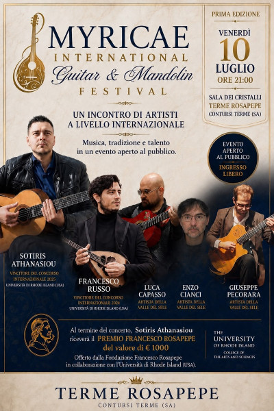 Prima edizione Myricae International guitar