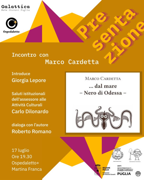 Marco Cardetta presenta:  dal mare  Nero di Odessa