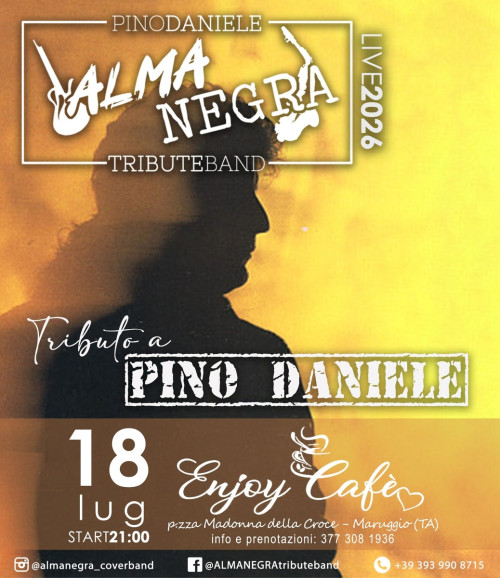 ALMANEGRA Pino Daniele Tribute Band al ENJOY CAFE'