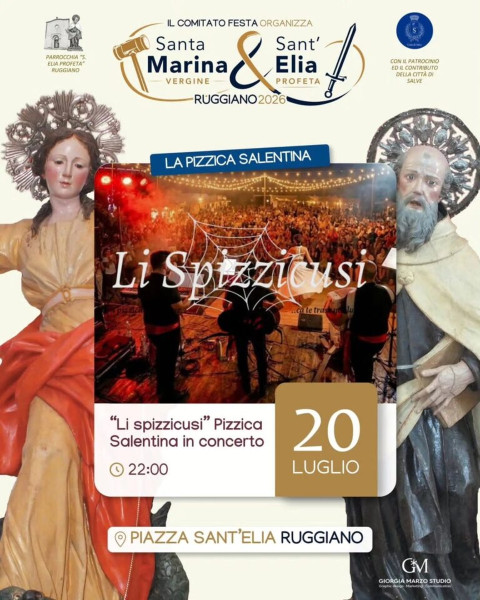 Festa dei Santi Marina ed Elia e pizzica con "Li Spizzicusi"