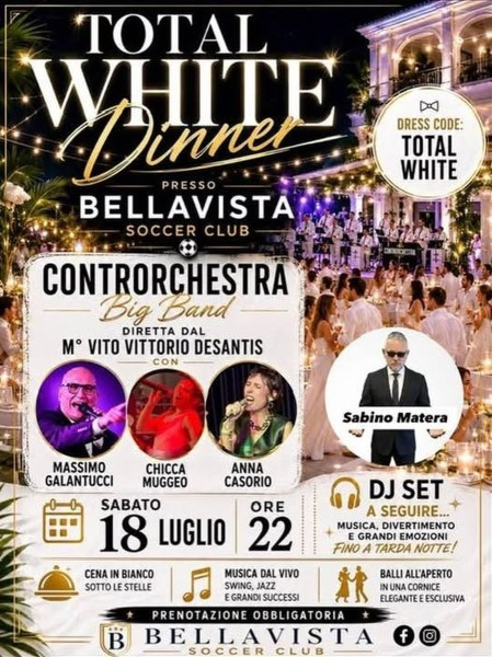 TOTAL WHITE  con la Controrchestra big band