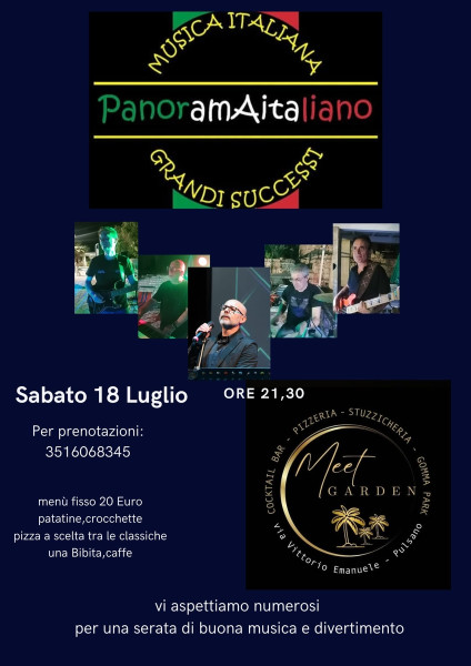 Serata di musica italiana, balli e divertentismo