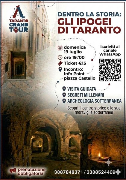 Visita guidata agli Ipogei e al Centro Storico di Taranto