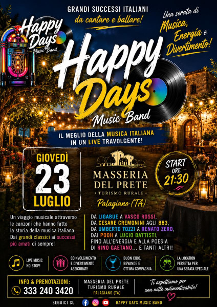 Happy days Music Live