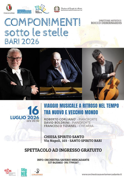 VIAGGIO MUSICALE A RITROSO  NEL TEMPO TRA NUOVO E VECCHIO MONDO