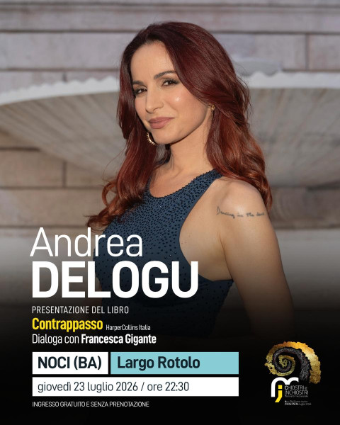 Andrea Delogu a Chiostri e Inchiostri 2026