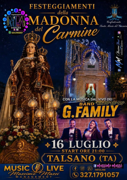 Festeggiamenti madonna del carmine TALSANO