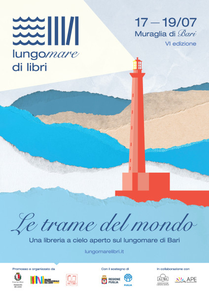 Lungomare di Libri, a Bari la VI edizione dedicata alle Trame del mondo’ Dal 17 al 19 luglio 2026 il capoluogo pugliese diventa una libreria a cielo aperto sul mare Scopri il programma completo  Il Ghigno Libreria Molfetta