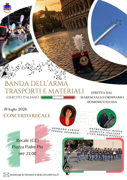 Concerto Banda dell'Arma Trasporti e Materiali TRAMAT