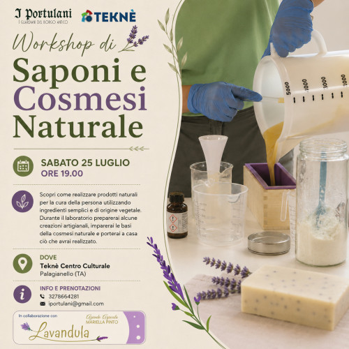 Workshop di saponi e cosmesi naturale
