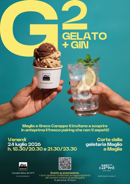 GELATO + GIN = G2 Degustazione evento