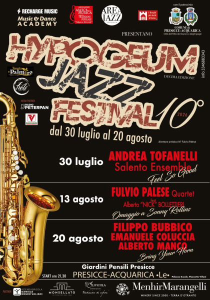 Feel so Good - Andrea Tofanelli Salento Ensemble - Hypogeum Jazz Festival