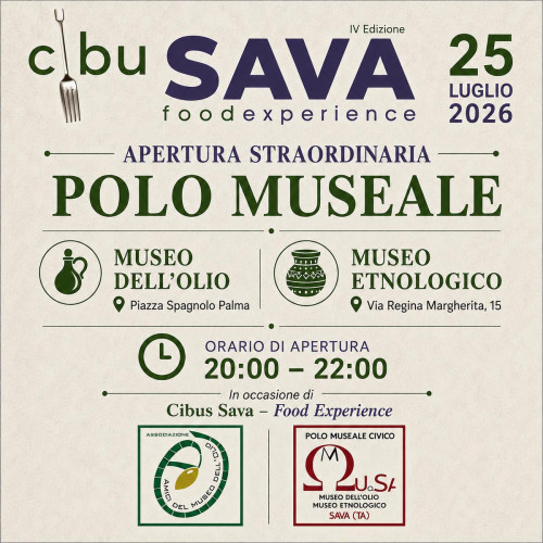 Apertura Straordinaria Polo Museale MUaSA