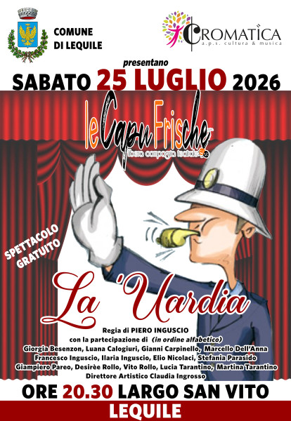 Le Capufrische con la commedia La Uardia