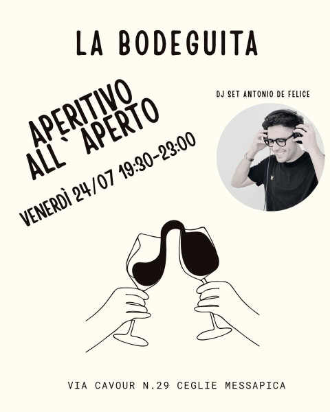 Aperitivo all`aperto e DJ Set