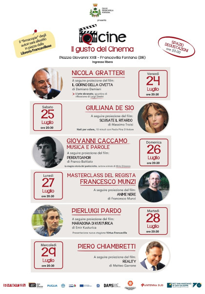 QCINE, il gusto del cinema - XV Edizione