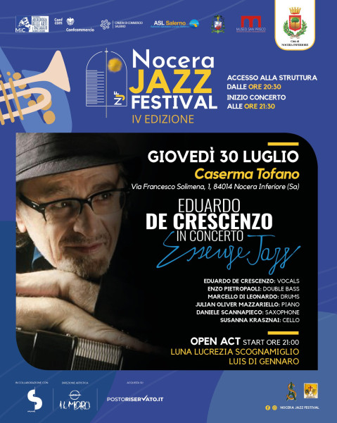 Essenze Jazz 2026 - Eduardo De Crescenzo