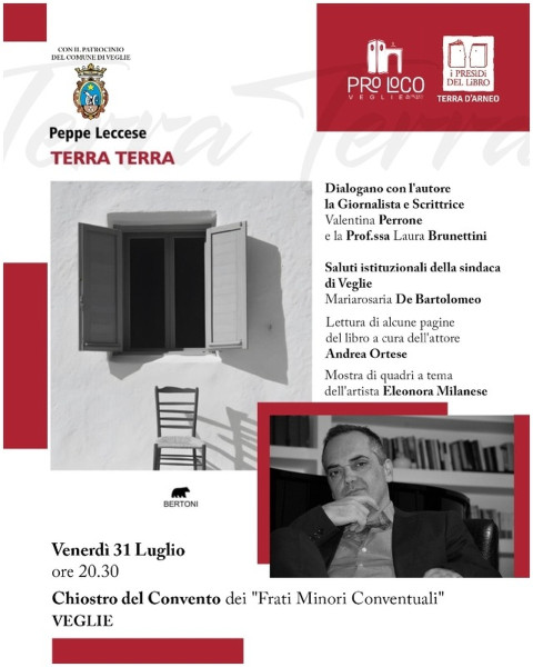 Terra Terra, Peppe Leccese presenta il suo romanzo