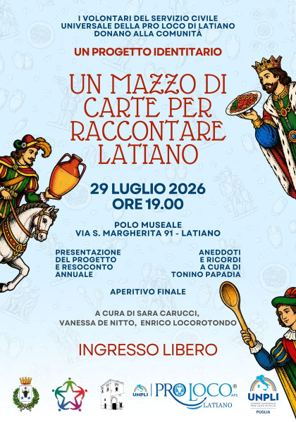 Un mazzo di carte per raccontare Latiano