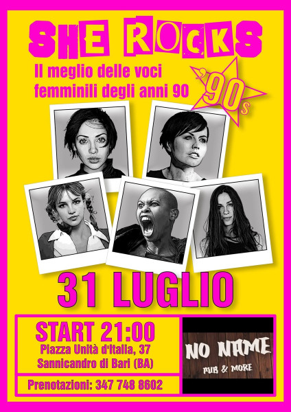 Rock party anni 90: Sherocks90s live