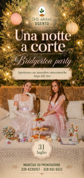 Bridgerton party nell'uliveto