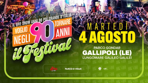 Voglio Tornare negli anni 90 fest