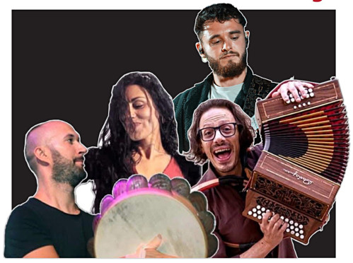 Concertone di Pizzica (e stage gratuito di ballo) con gli ARTETIKA, a seguire AldoCavallo & Franky dj set, sabato 22 agosto a La’nchianata di Torricella (Ta)