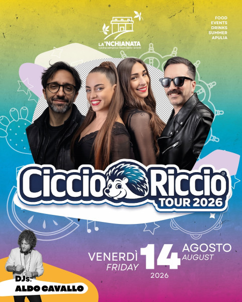 Grande "FESTA DELLA VIGILIA" con i Dj di Ciccio Riccio e Aldo Cavallo resident, venerdì 14 agosto a La’nchianata di Torricella (Ta)