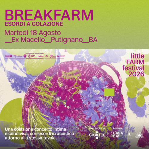 BREAKFARM - Esordi a colazione // una colazione concerto