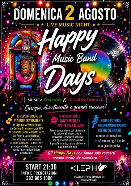 Happy Days Band Live