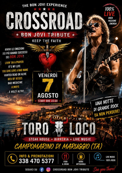 Crossroad Bon Jovi Tribute live
