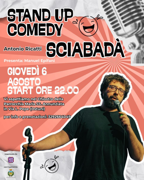 SPETTACOLO LIVE "SCIABADÀ" con Antonio Ricatti