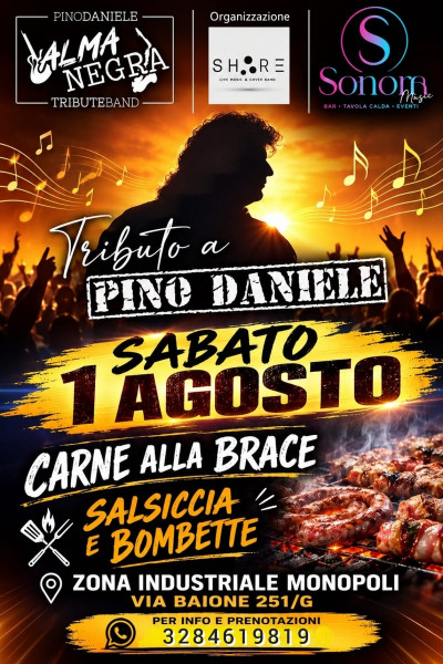 Almanegra - Pino Daniele tribute band live at Sonora Club