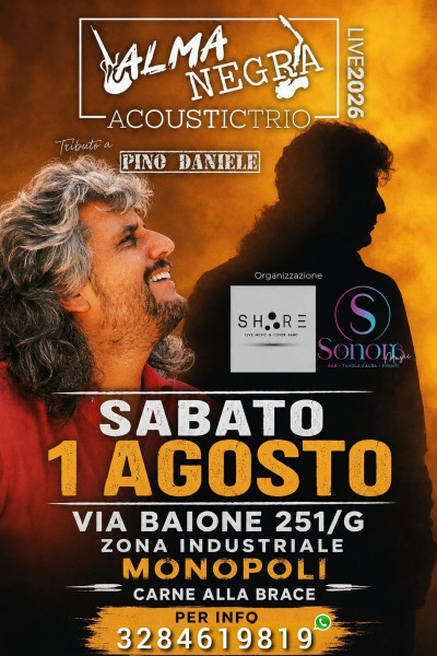 Almanegra - Pino Daniele tribute band live at Sonora Club