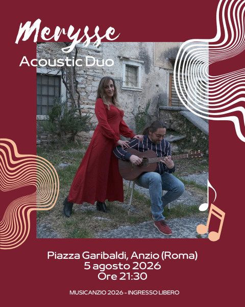 Merysse Acoustic Duo in concerto ad Anzio