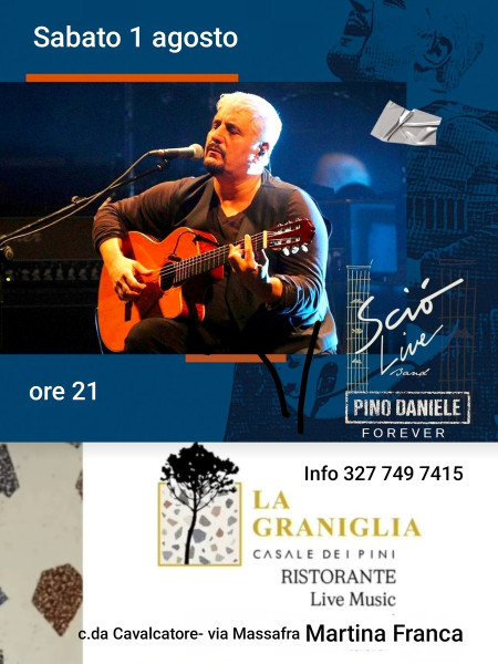 Scio' Live Band Pino Daniele Forever in concerto