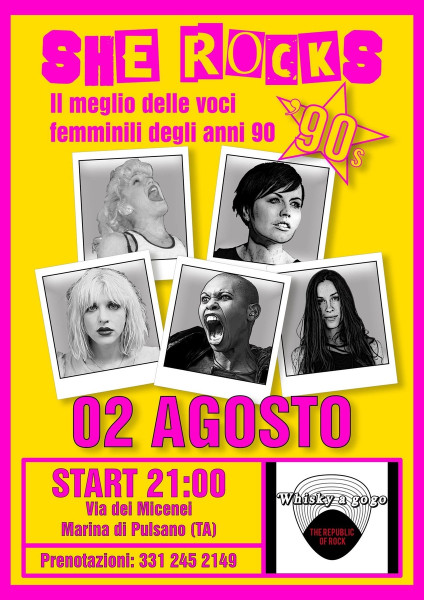 90's rock party on the beach : Sherocks90 live