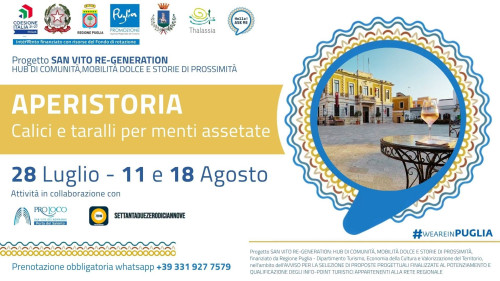 APERISTORIA Calici e taralli per menti assetate di cultura