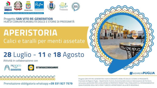 APERISTORIA Calici e taralli per menti assetate di cultura