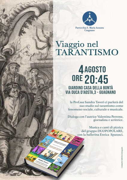 Presentazione volume "Viaggio nel tarantismo" di Sandra Taveri e pizzica col Duo Popolare