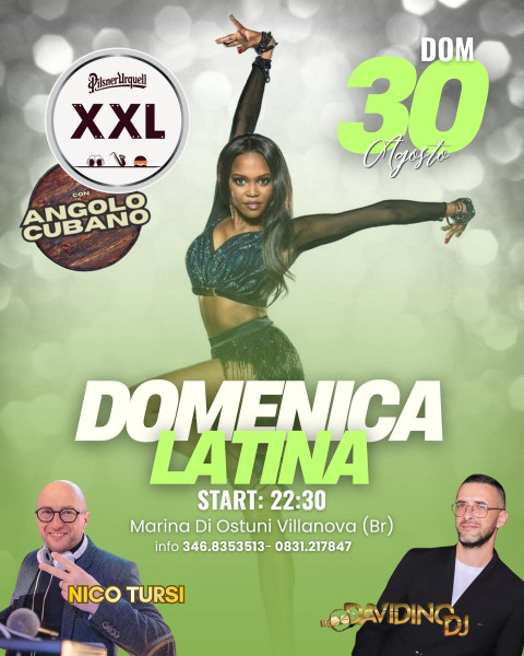 La Domenica Latina XXL Music Bistrot con Nico Tursi e Davidino DJ
