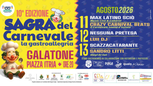10ª edizione della Sagra del Carnevale  La Gastroallegria