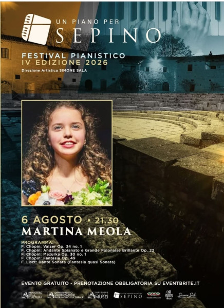 UN PIANO PER SEPINO Pianista Martina Meola