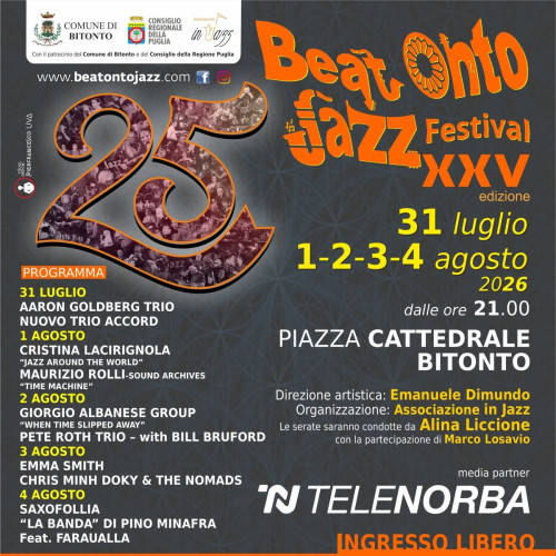 Beat Onto Jazz Festival 2026