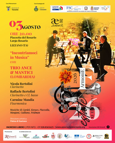 TRIO Ance & Mantici per ArmoniEstate XI ed